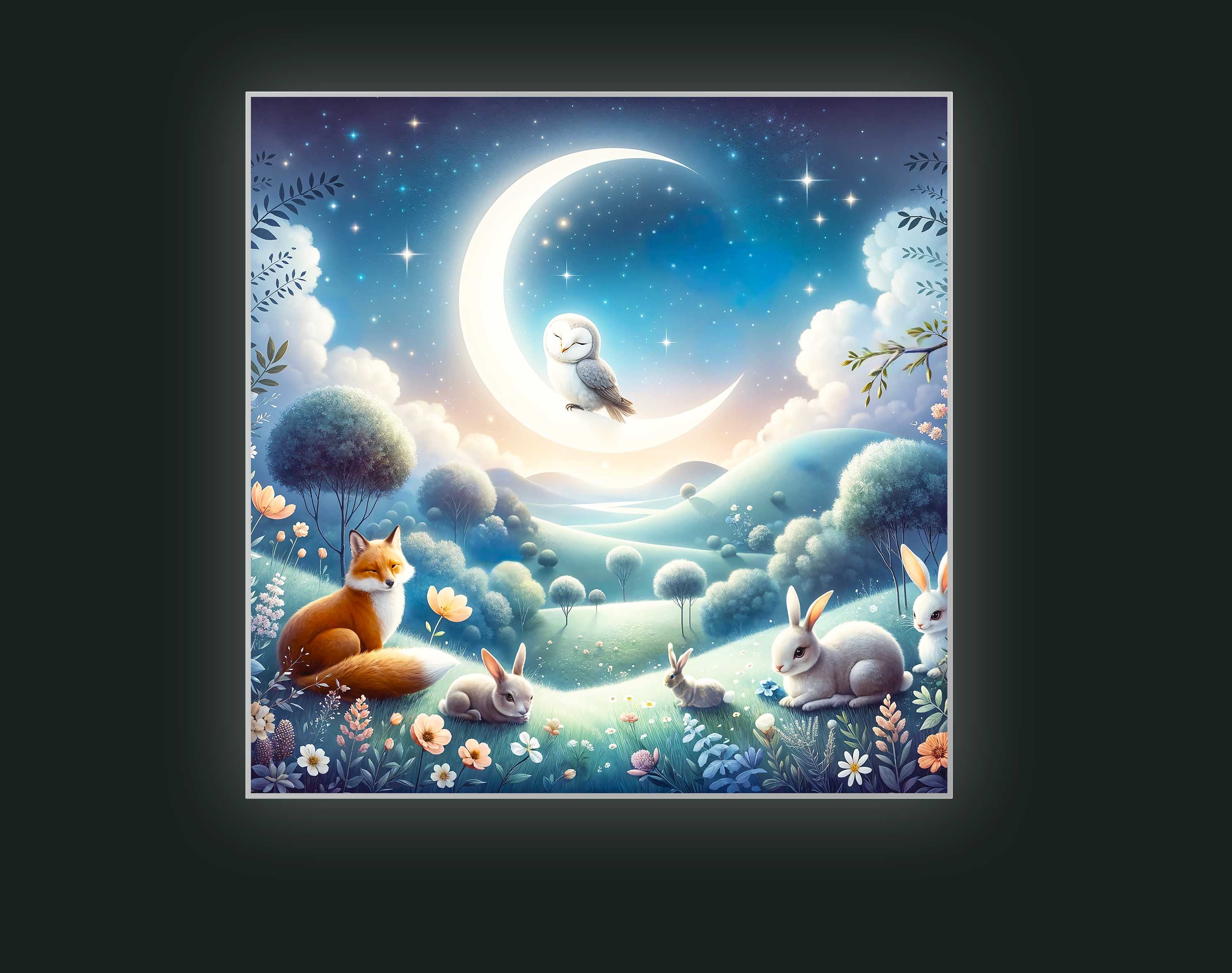 Enchanted Forest Under the Stars
