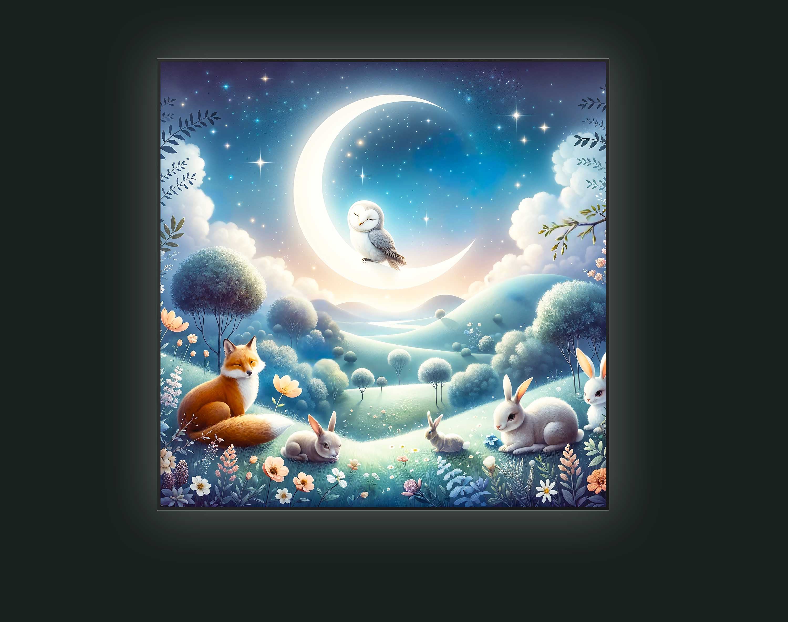 Enchanted Forest Under the Stars