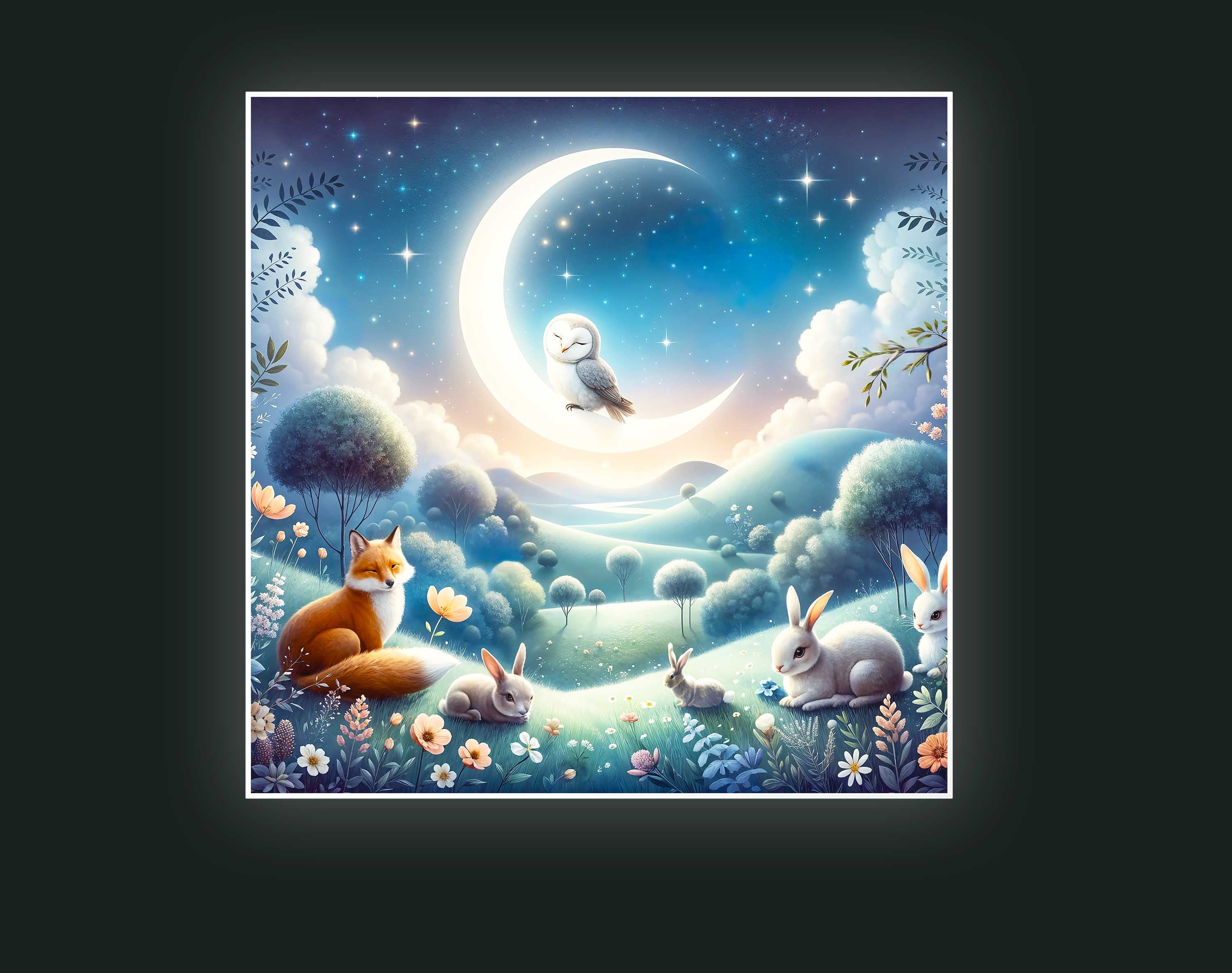 Enchanted Forest Under the Stars