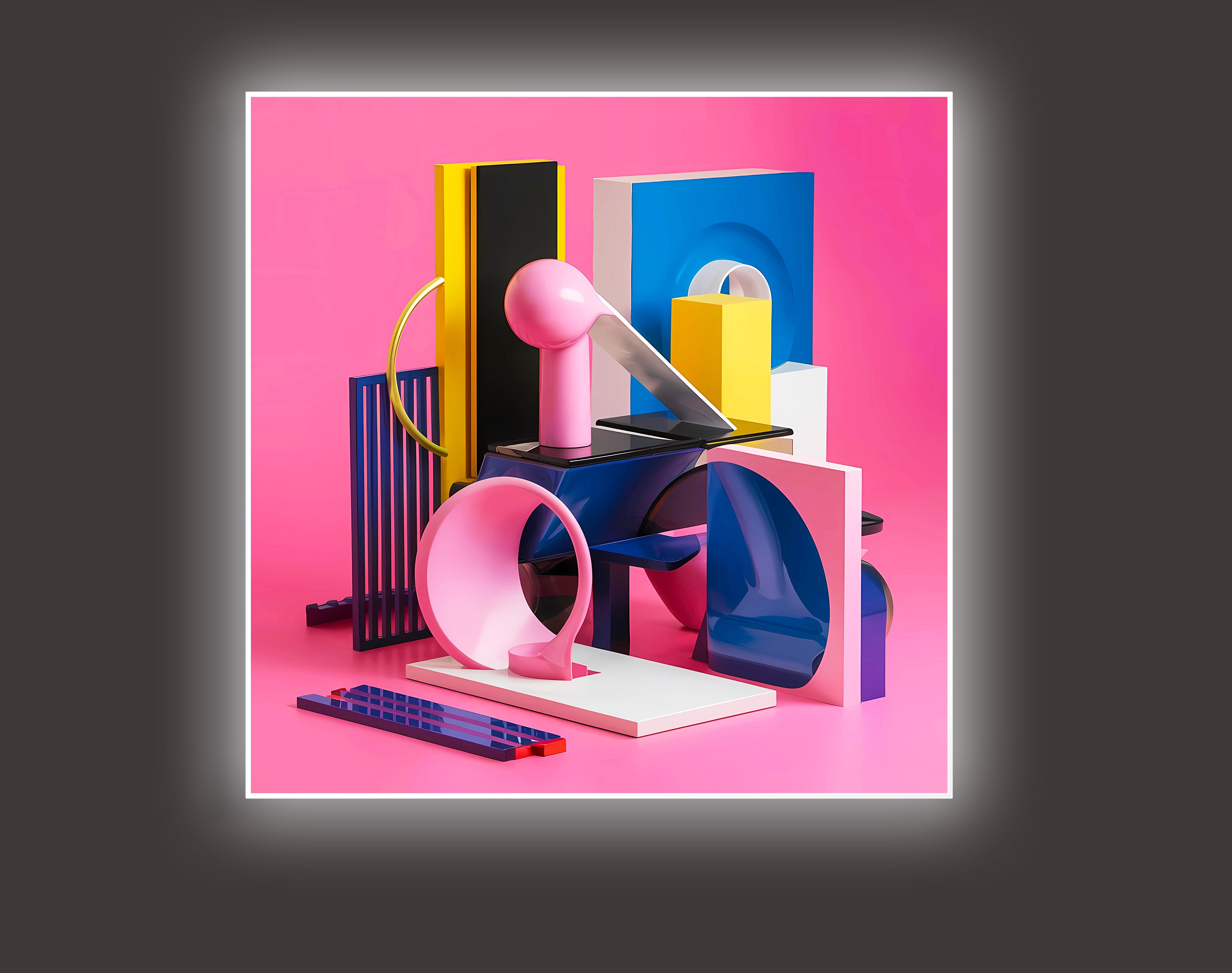 Chromatic Constructs - Pink