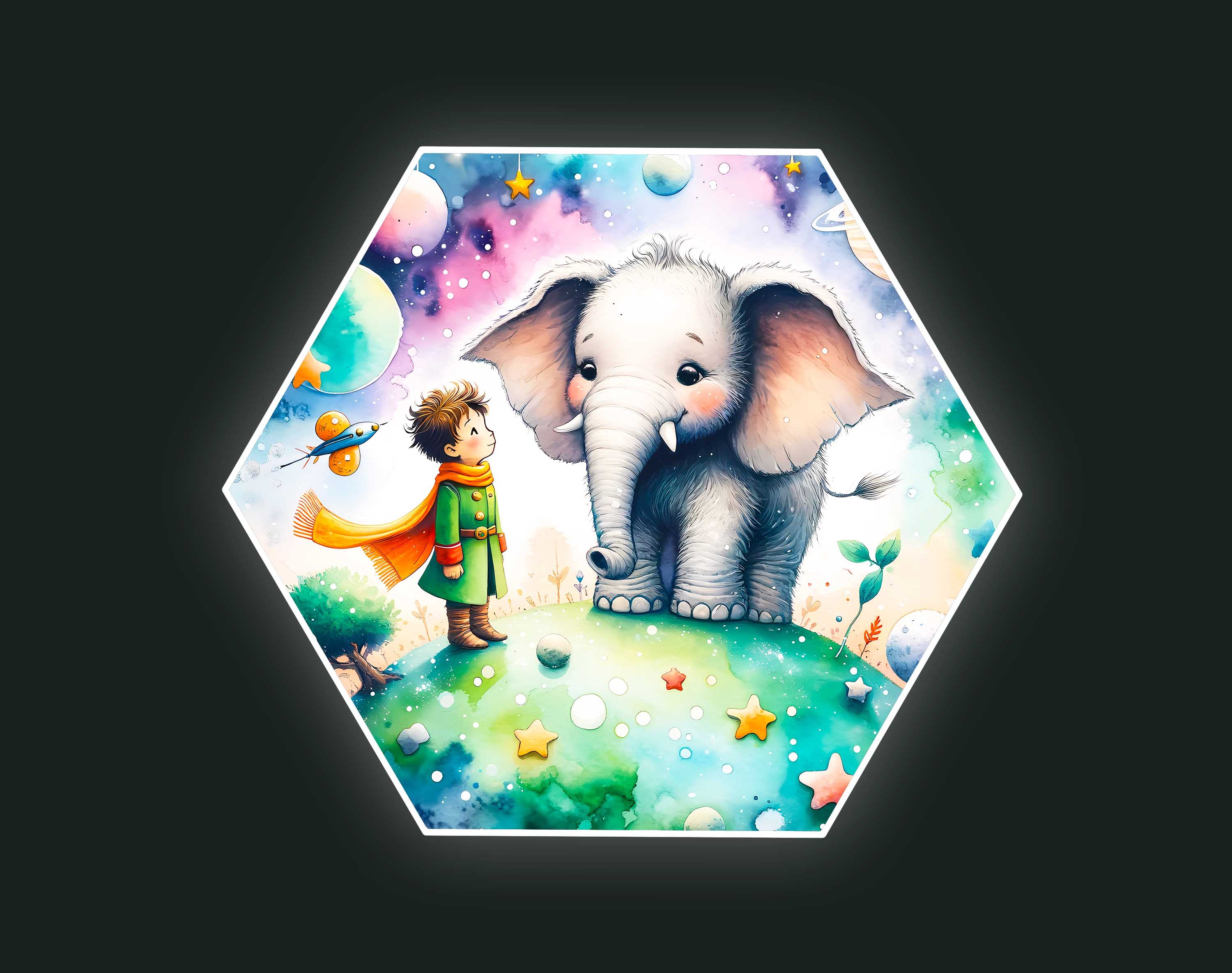 Little Boy and Elephant