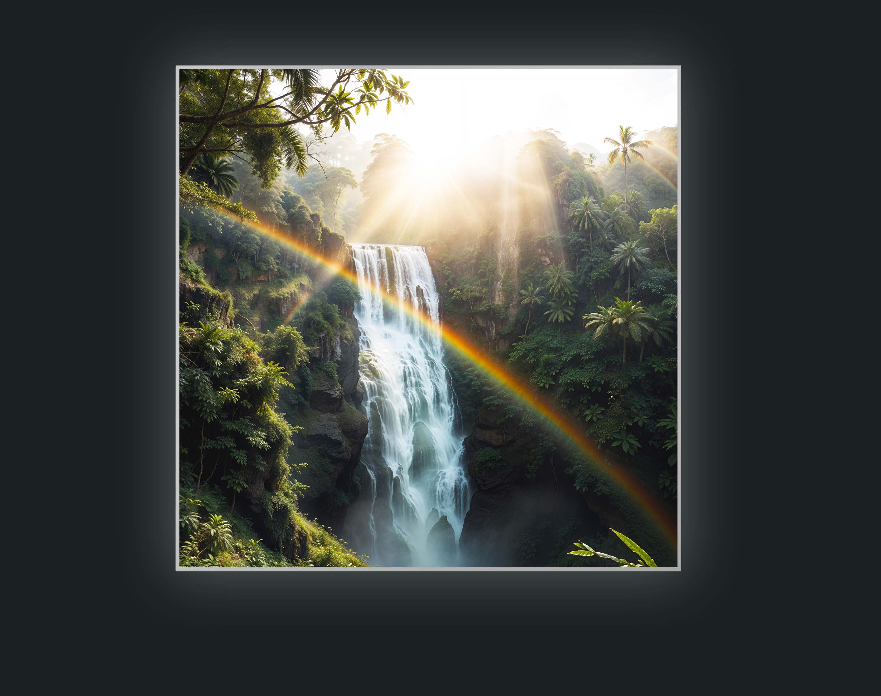 Nature’s Waterfall Prism