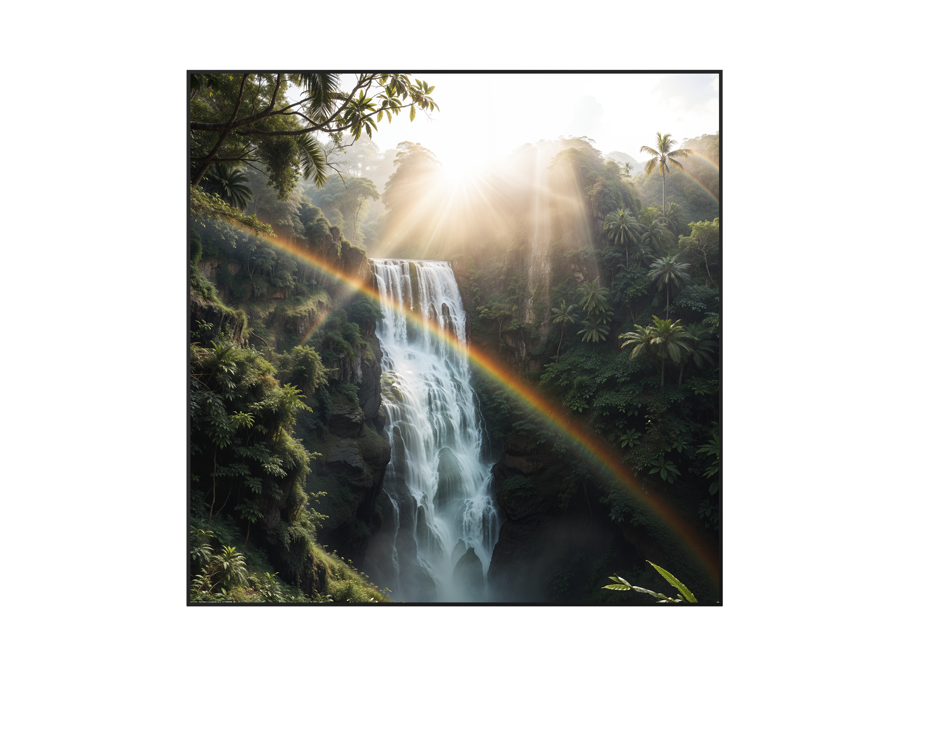 Nature’s Waterfall Prism