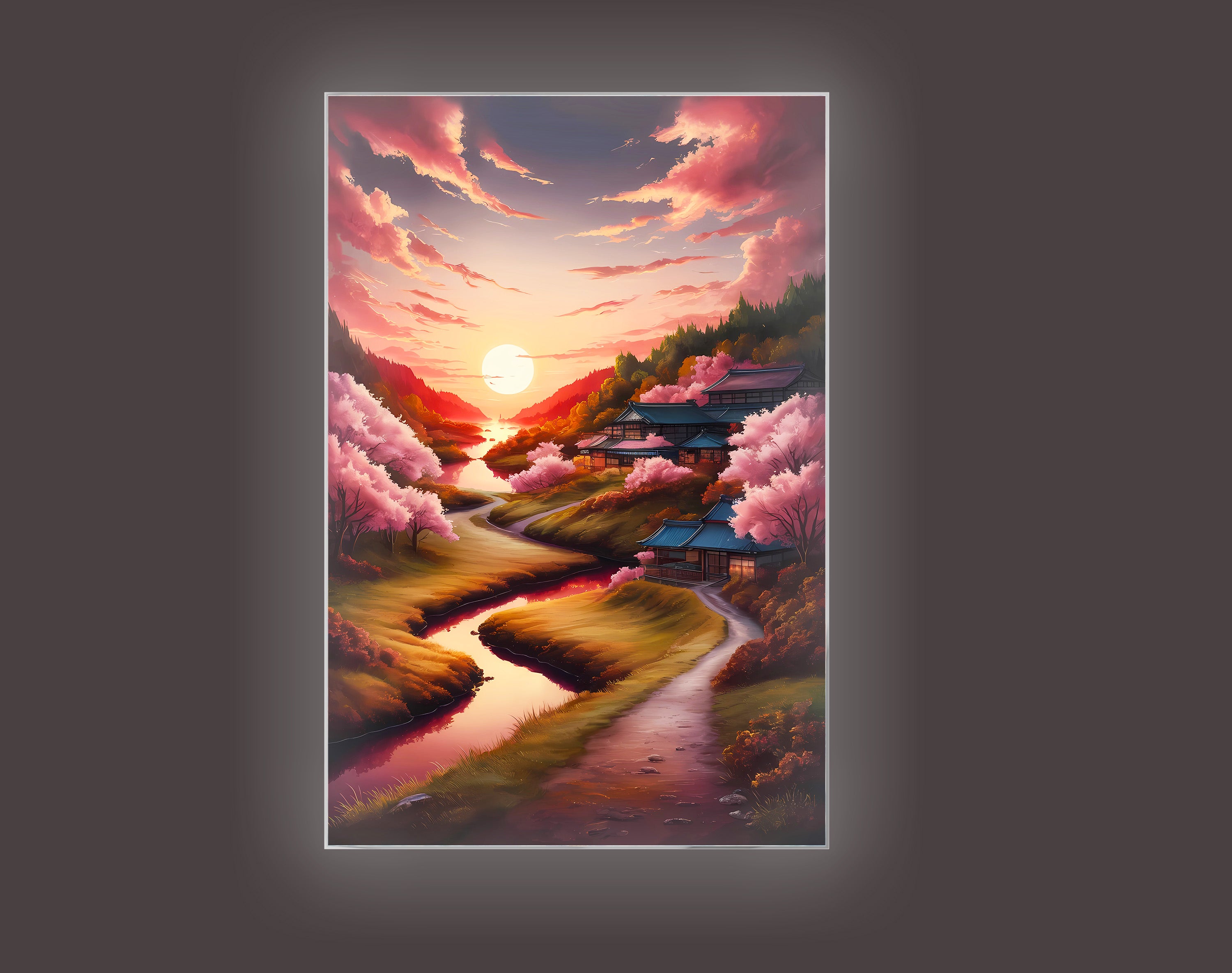 Shades of Pink Sunset