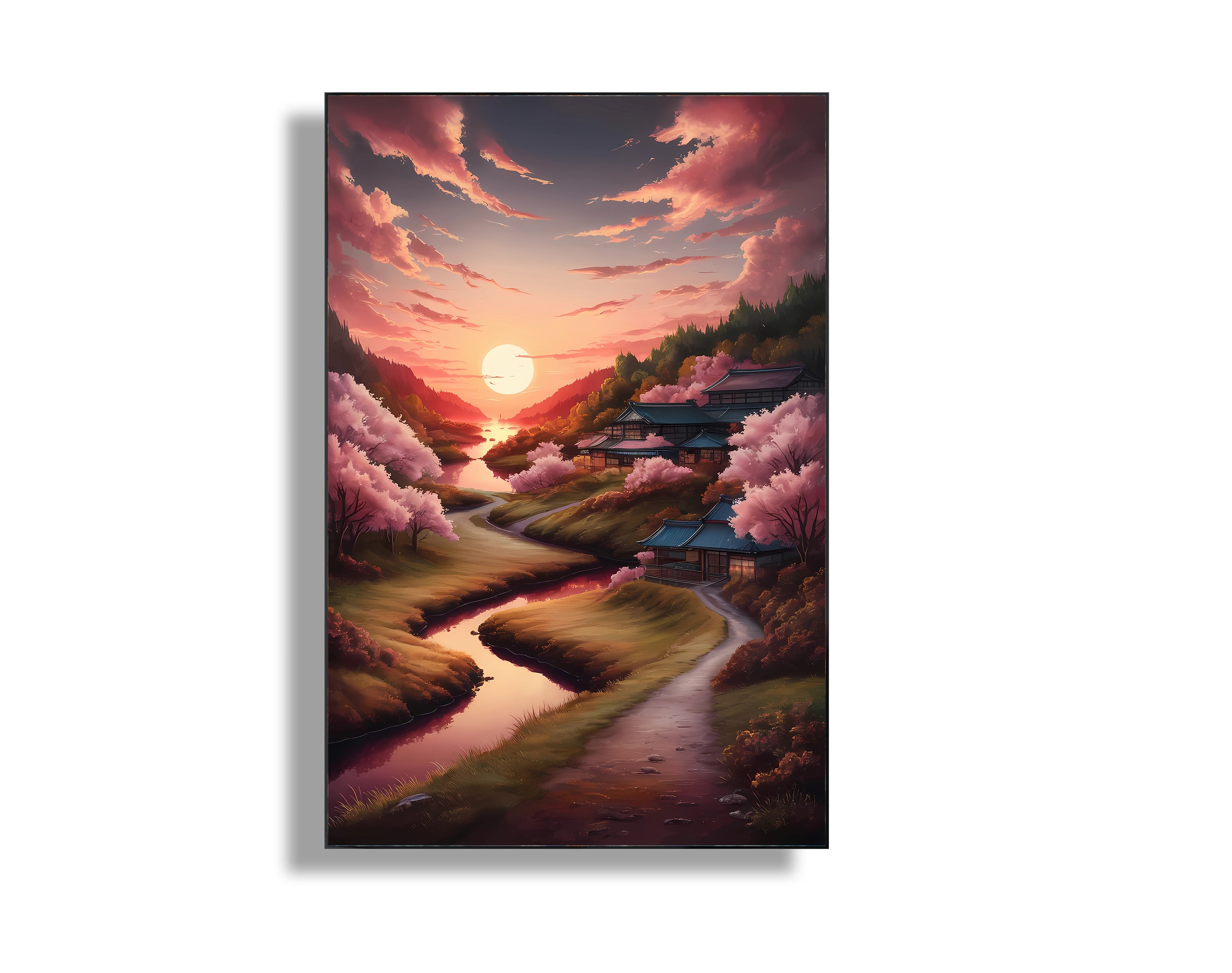 Shades of Pink Sunset