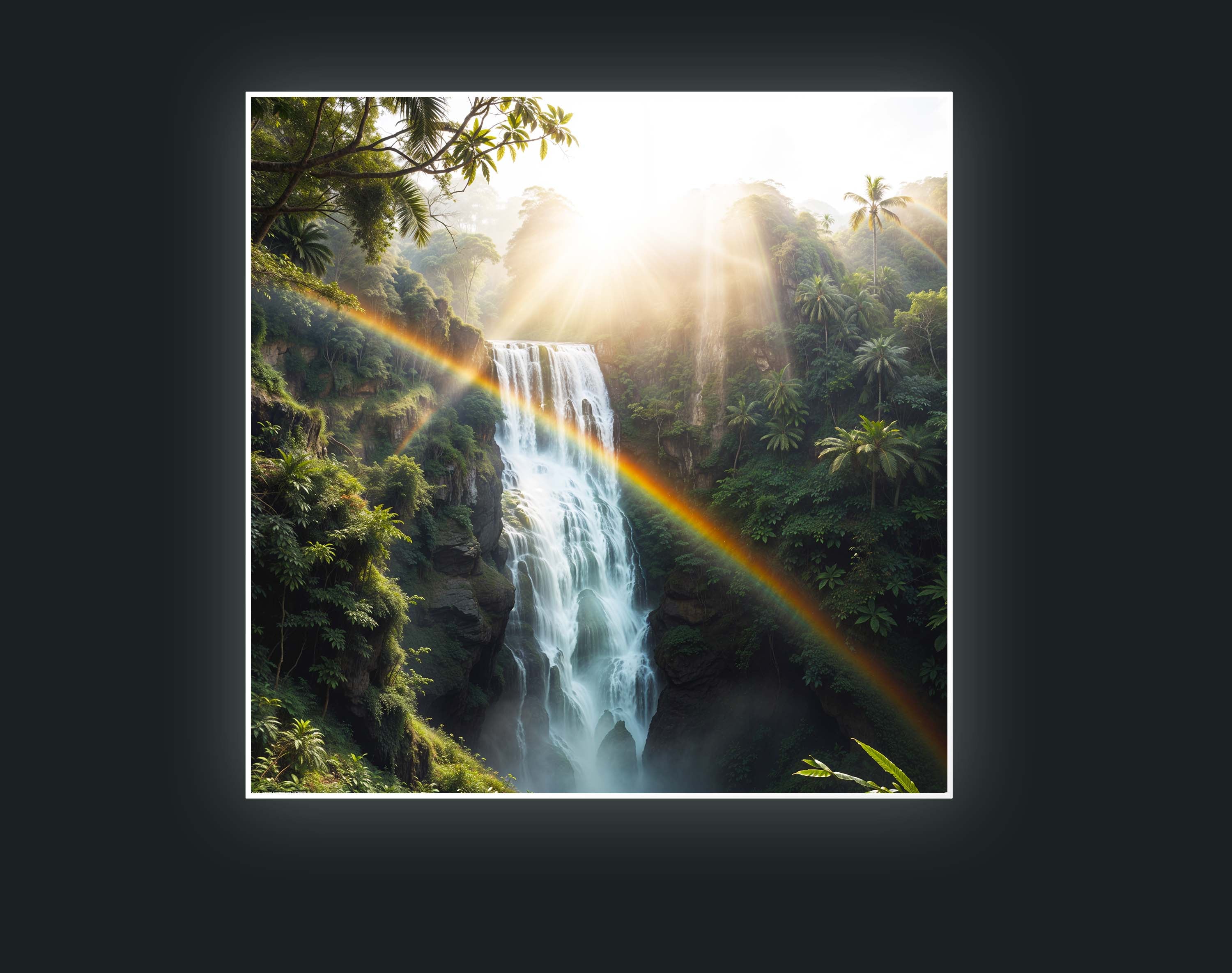 Nature’s Waterfall Prism