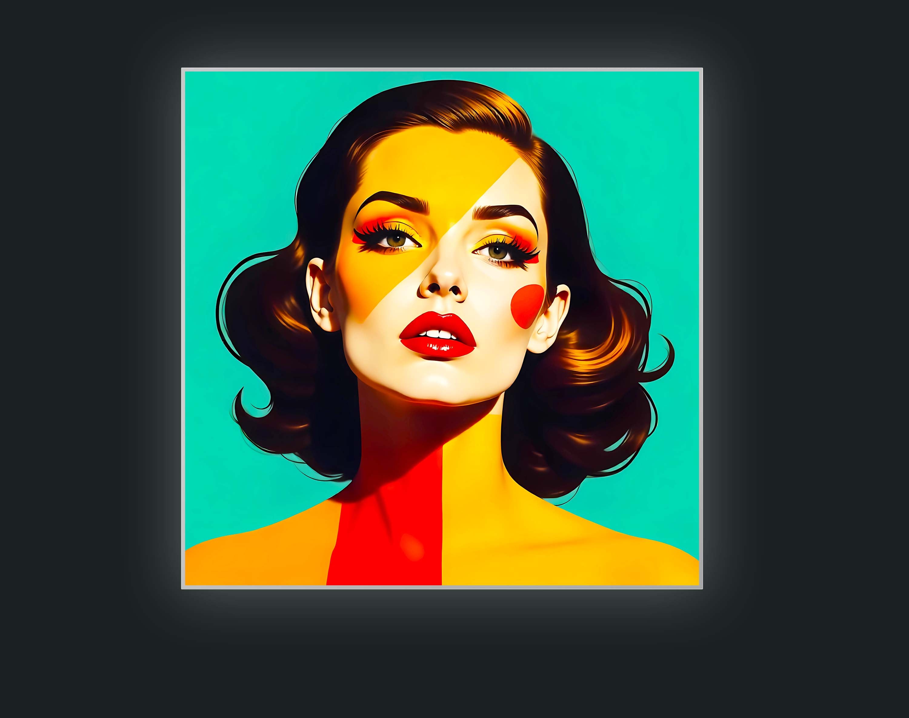 Bold Perspective: Minimalist Color Pop